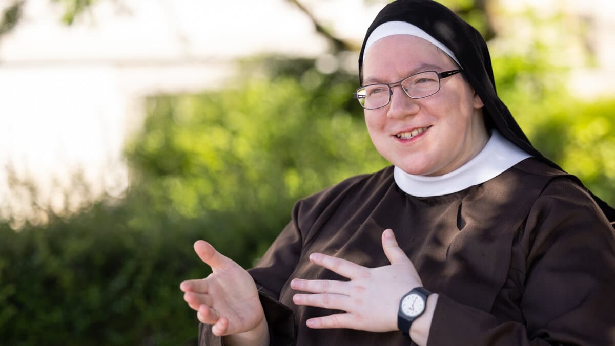 Sr. Maria Raphael im Kloster Gerlisberg